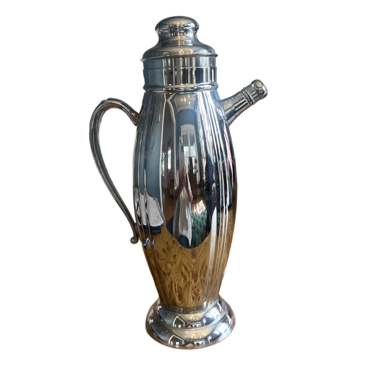 Vintage Giant Silver Cocktail Shaker, thegypsyhouse.com