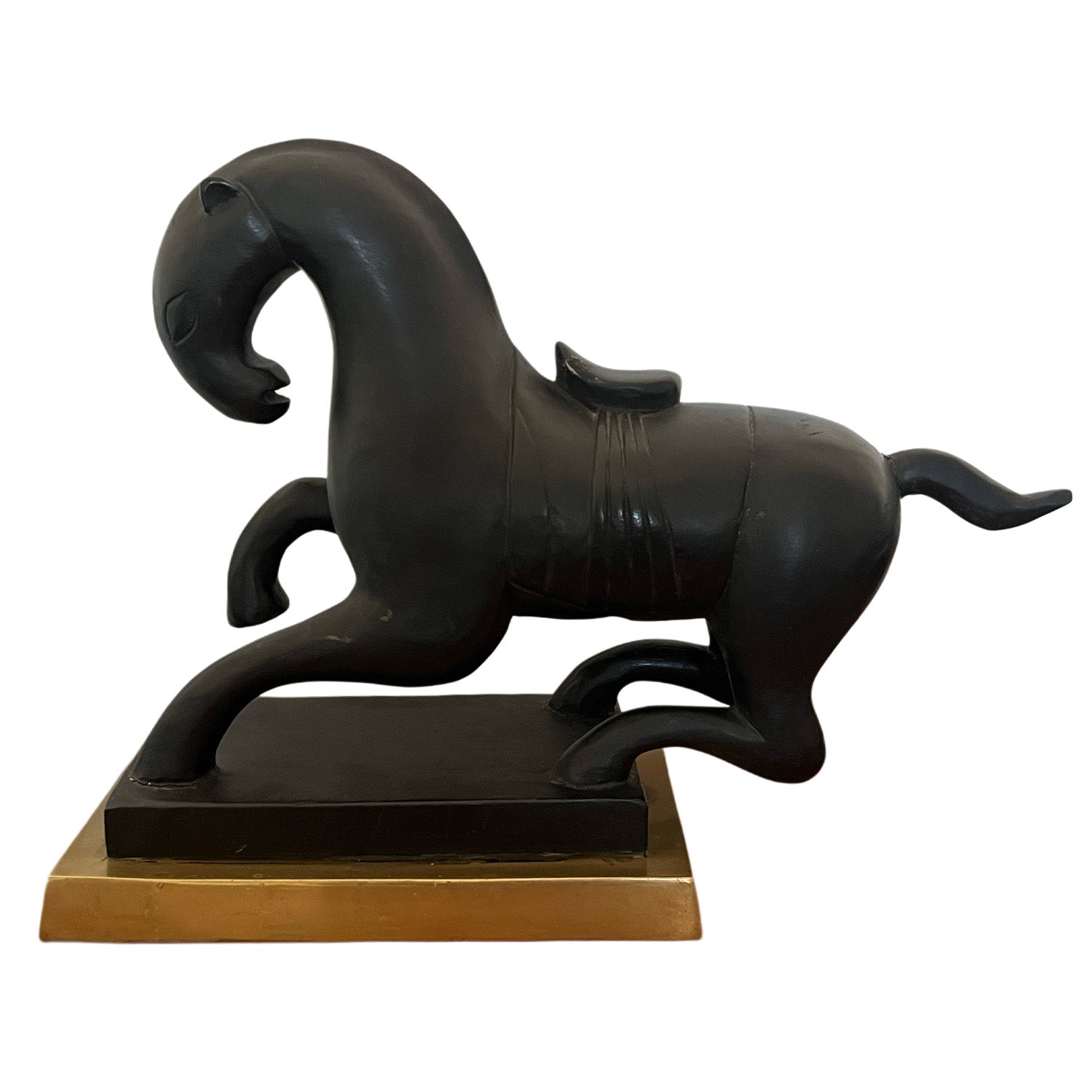 Mid Century Modern Style Grecian Horse Statue, gypsyhousedesign.com